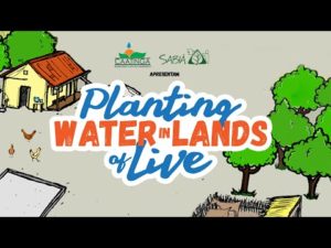 Planting Water in Lands  of Live